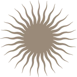 Soleil décoratif